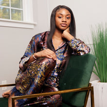 Load image into Gallery viewer, Kaima Pajama Long Sleeve Top - Brown