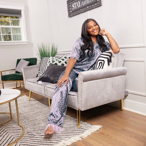 Iyonna Pajama Short Sleeve Top